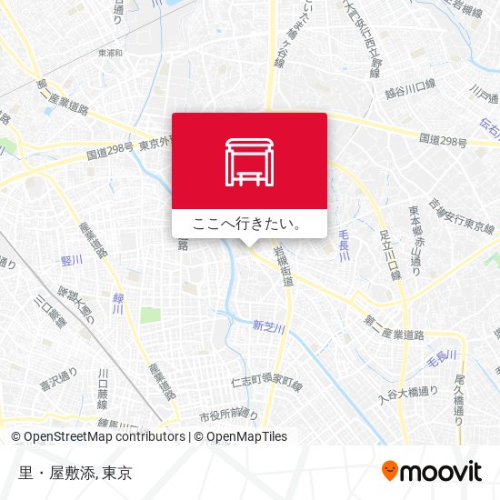 里・屋敷添地図