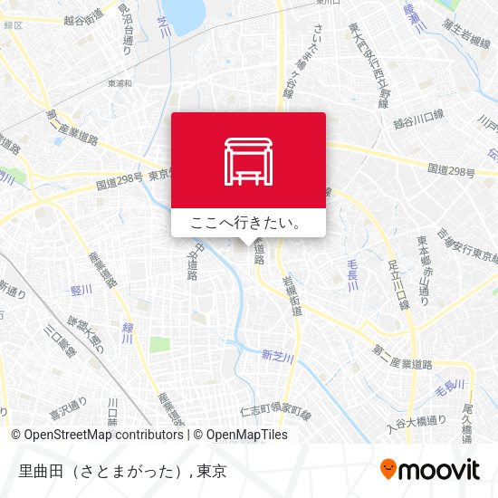 里曲田（さとまがった）地図
