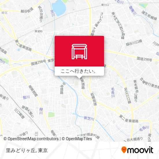 里みどりヶ丘地図
