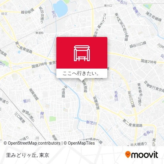 里みどりヶ丘地図