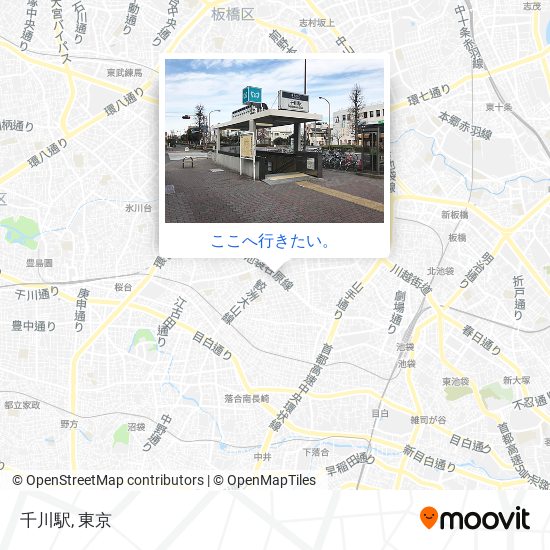 千川駅地図