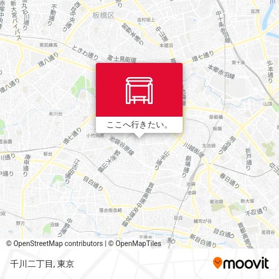 千川二丁目地図