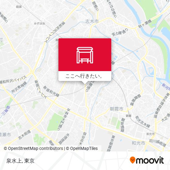 泉水上地図