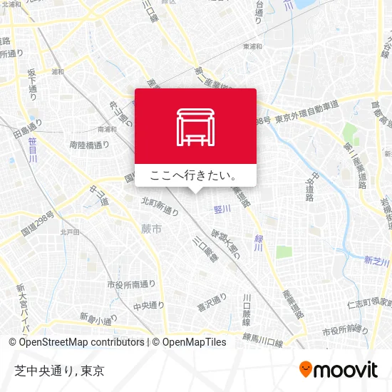 芝中央通り地図