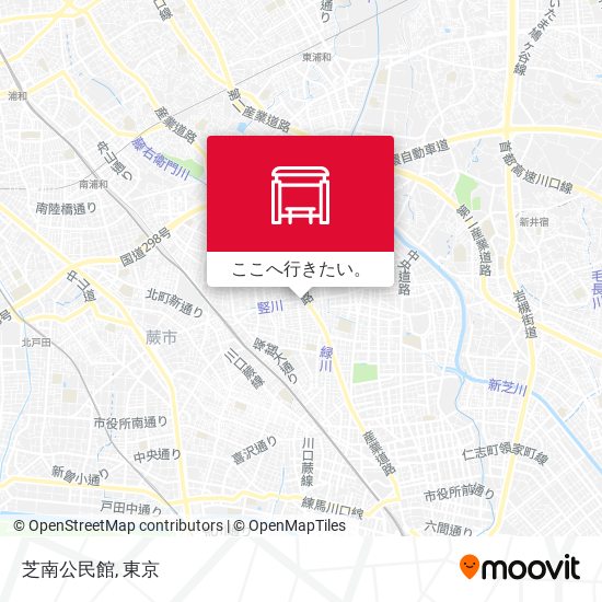 芝南公民館地図