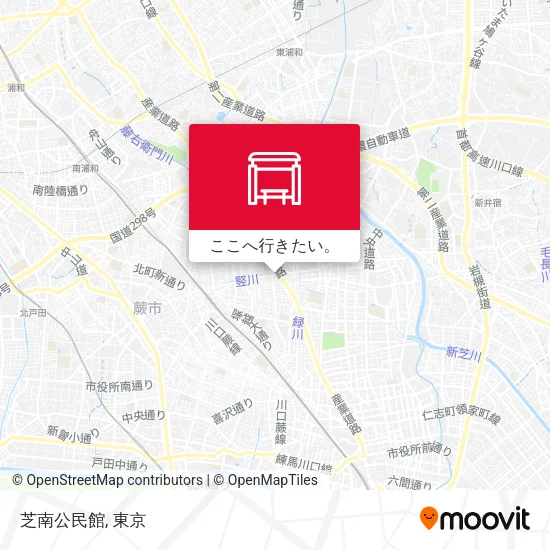 芝南公民館地図