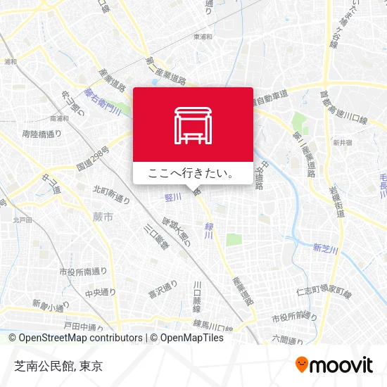芝南公民館地図