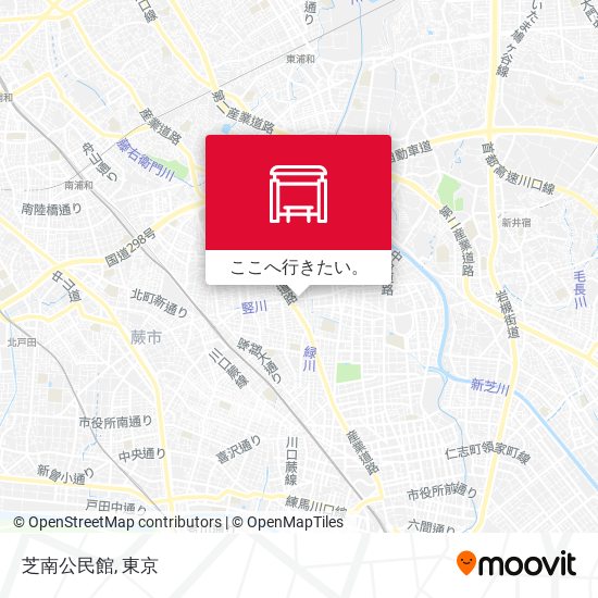 芝南公民館地図