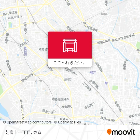 芝富士一丁目地図