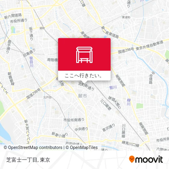 芝富士一丁目地図