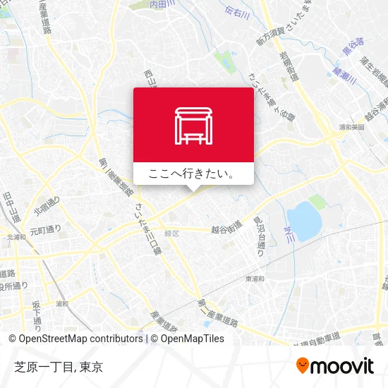 芝原一丁目地図
