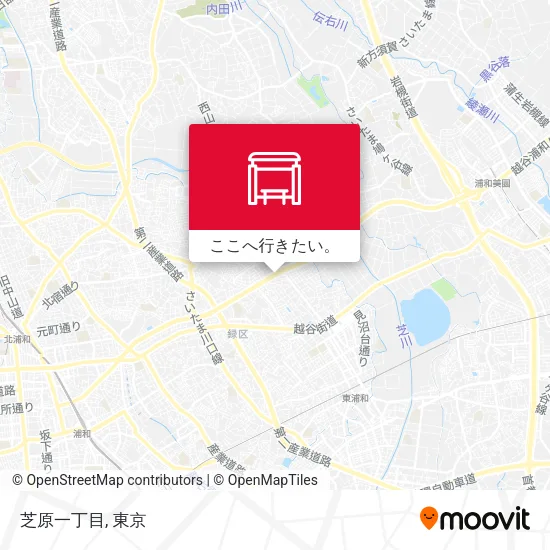 芝原一丁目地図