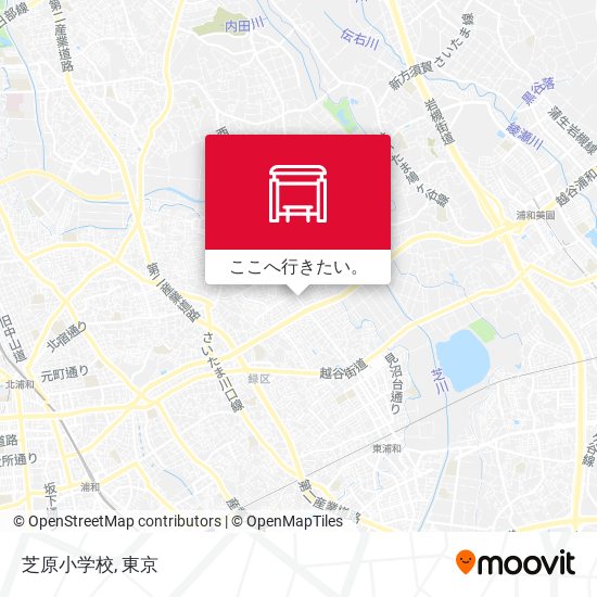 芝原小学校地図