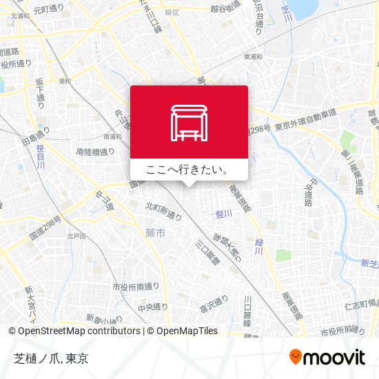 芝樋ノ爪地図