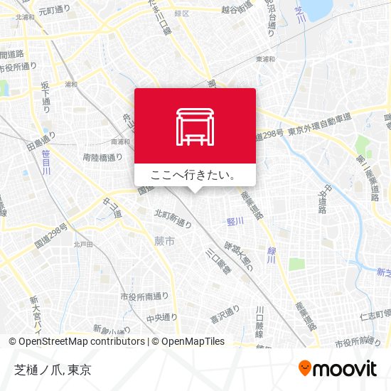芝樋ノ爪地図