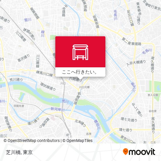 芝川橋地図
