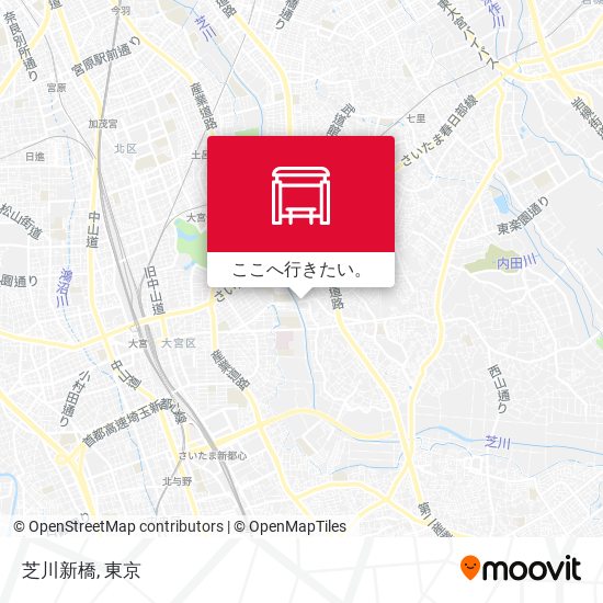 芝川新橋地図