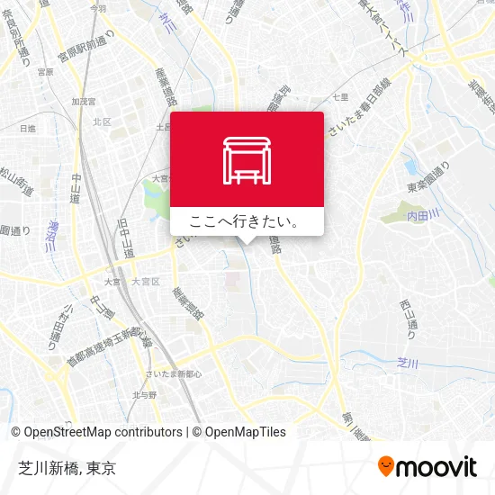 芝川新橋地図