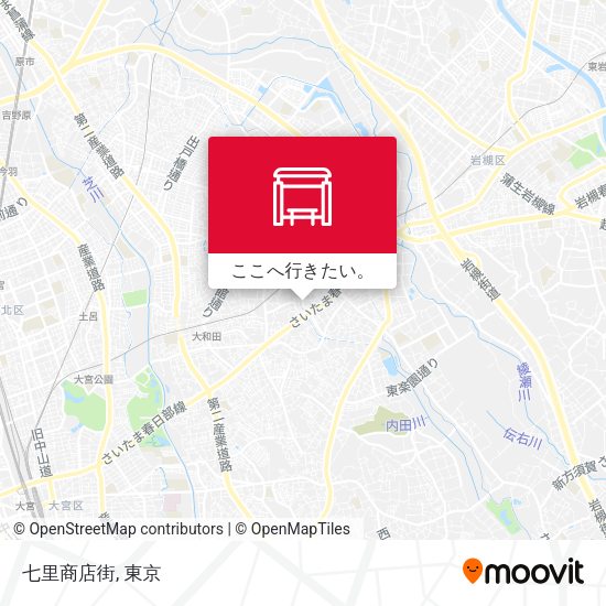 七里商店街地図