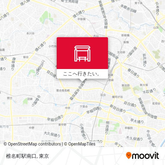 椎名町駅南口地図