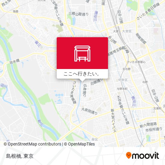 島根橋地図