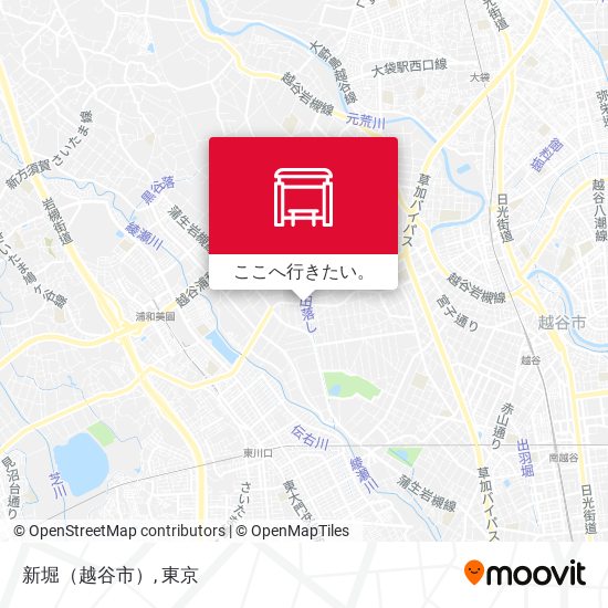 新堀（越谷市）地図