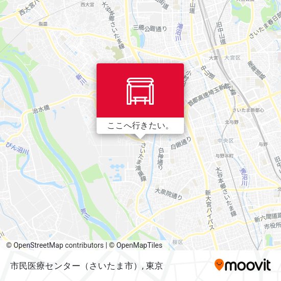市民医療センター（さいたま市）地図