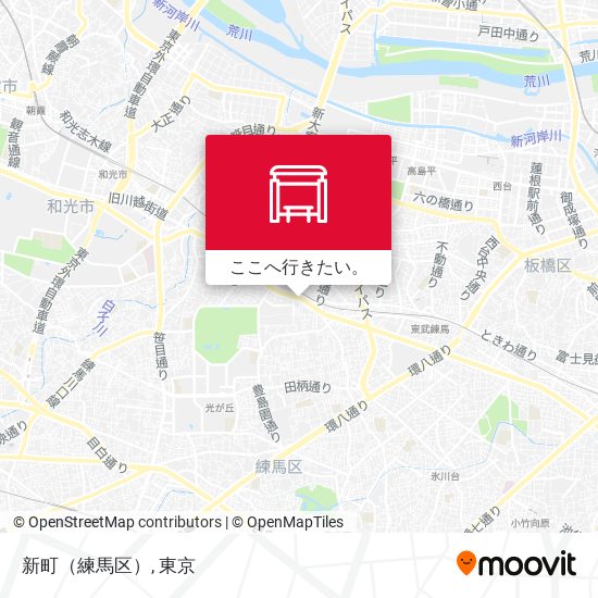 新町（練馬区）地図