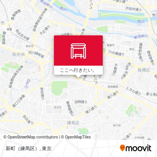 新町（練馬区）地図