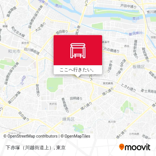 下赤塚（川越街道上）地図