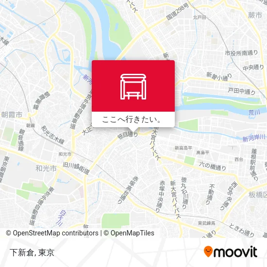 下新倉地図