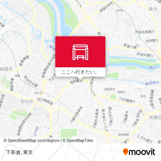 下新倉地図
