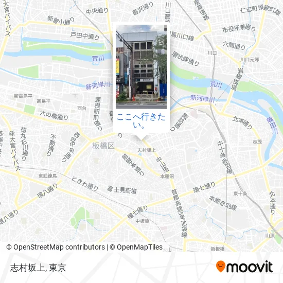 志村坂上地図