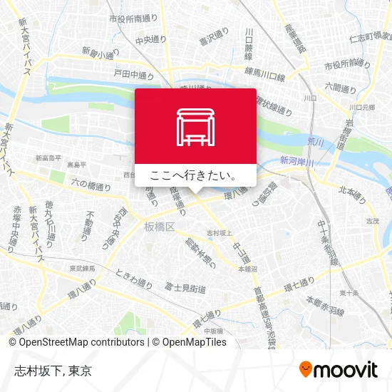 志村坂下地図