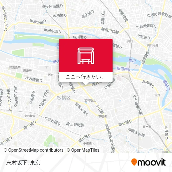 志村坂下地図
