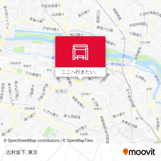 志村坂下地図