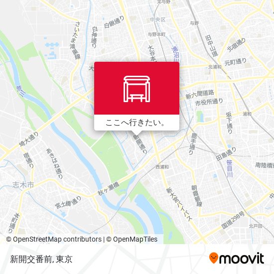 新開交番前地図