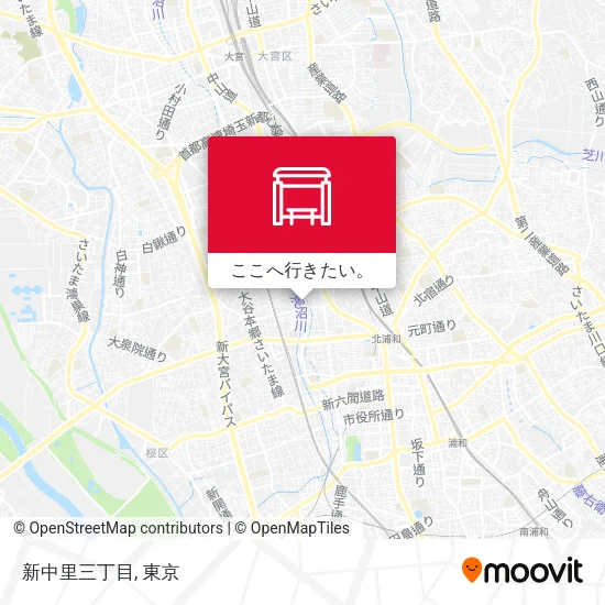 新中里三丁目地図