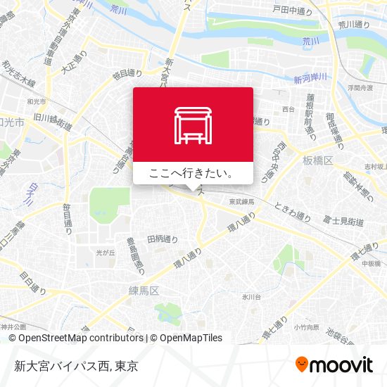 新大宮バイパス西地図