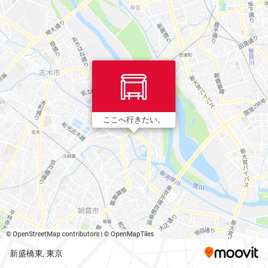 新盛橋東地図