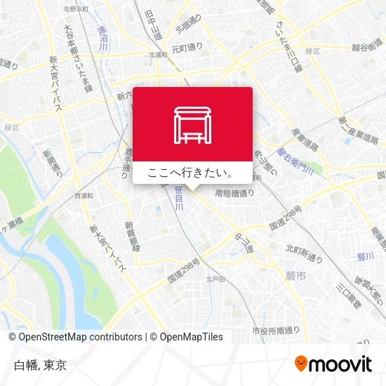 白幡地図