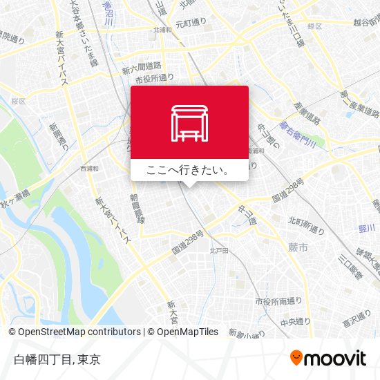 白幡四丁目地図
