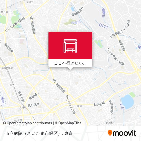 市立病院（さいたま市緑区）地図