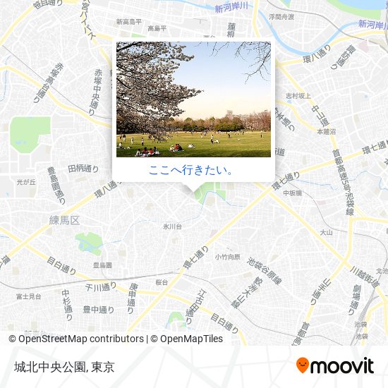 城北中央公園地図