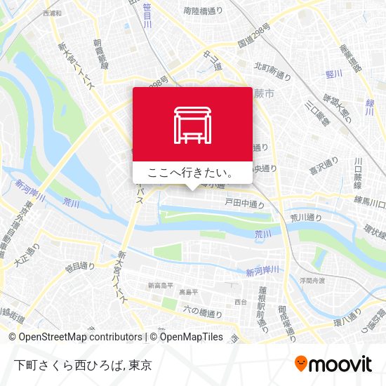 下町さくら西ひろば地図