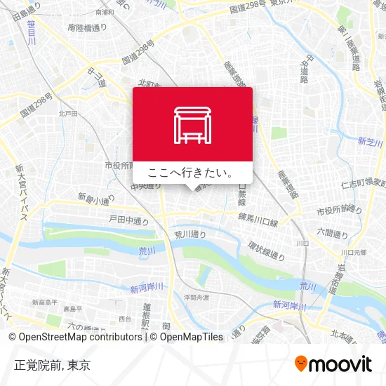 正覚院前地図