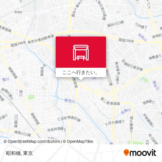 昭和橋地図