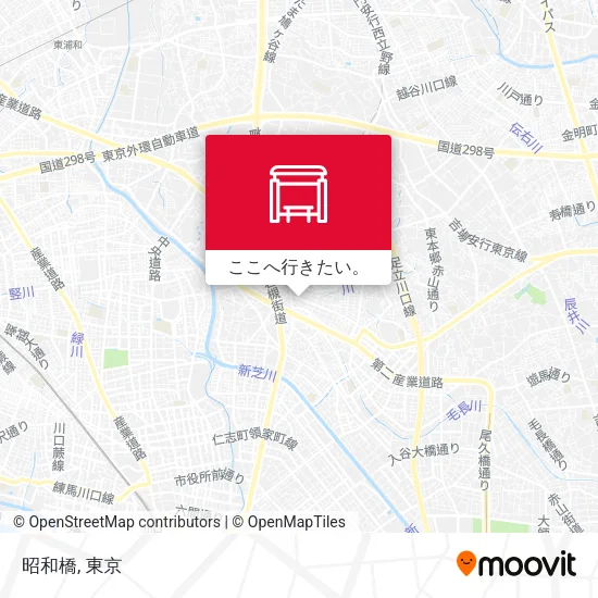 昭和橋地図