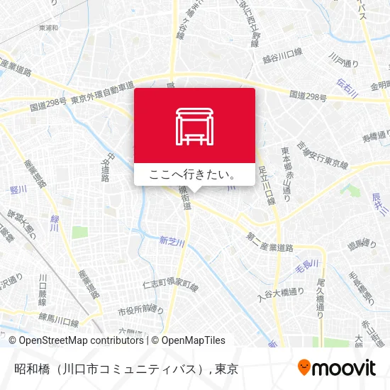 昭和橋（川口市コミュニティバス）地図