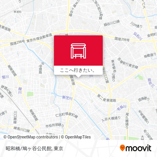 昭和橋/鳩ヶ谷公民館地図